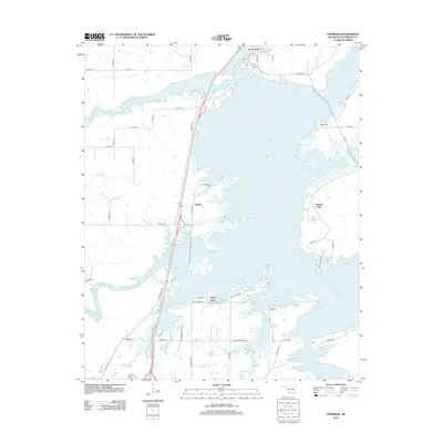 2012 Map of Crowder, 2012 Print