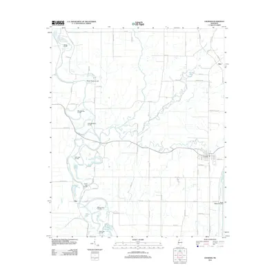 2012 Map of Crowder, 2012 Print