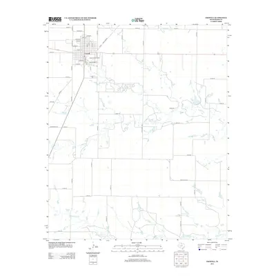 2012 Map of Crowell, 2012 Print