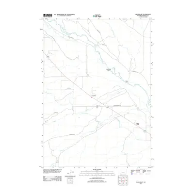 2012 Map of Crowheart, 2012 Print