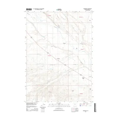 2015 Map of Crowheart, 2015 Print