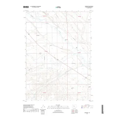 2017 Map of Crowheart, 2017 Print