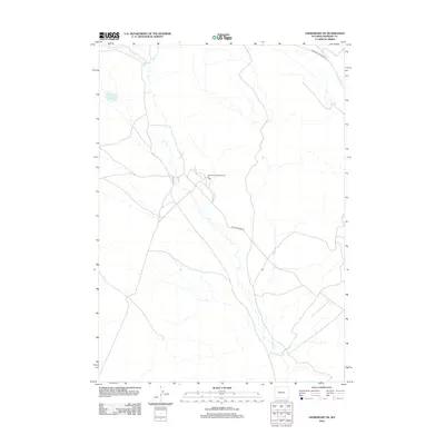 2012 Map of Crowheart NE, 2012 Print