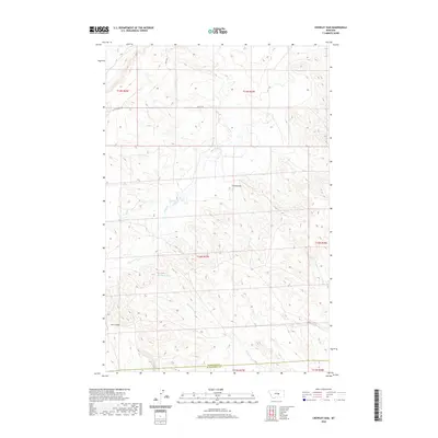 2020 Map of Crowley Dam, 2020 Print