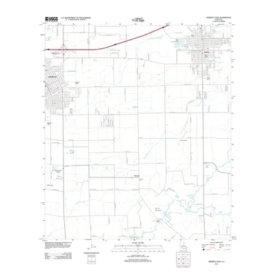 2012 Map of Crowley East, 2012 Print