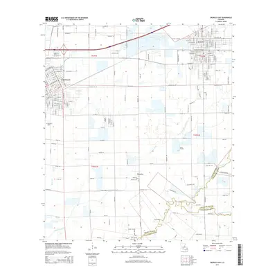 2015 Map of Crowley East, 2015 Print