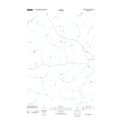 2013 Map of Crowley Ridge, 2013 Print