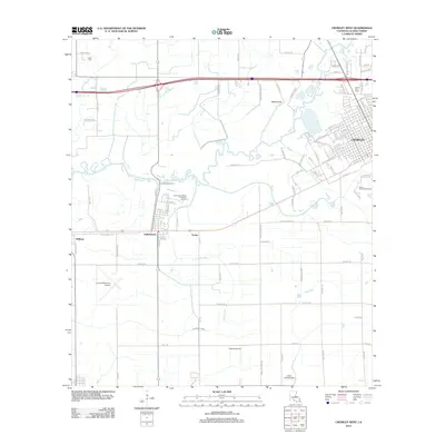 2012 Map of Crowley West, 2012 Print