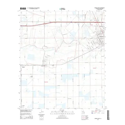 2015 Map of Crowley West, 2015 Print