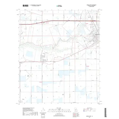 2018 Map of Crowley West, 2018 Print