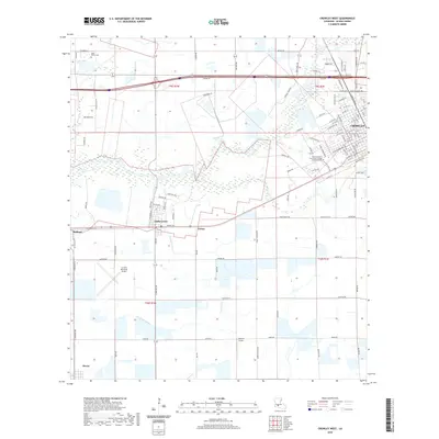 2020 Map of Crowley West, 2020 Print