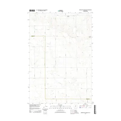 2014 Map of Crown Butte Creek NW, 2014 Print