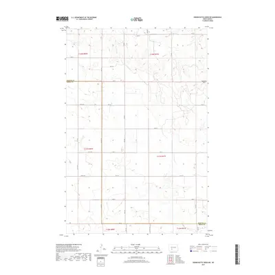 2017 Map of Crown Butte Creek NW, 2017 Print