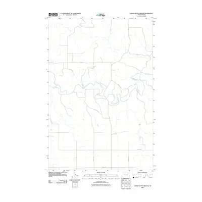 2011 Map of Crown Butte Creek SE, 2011 Print