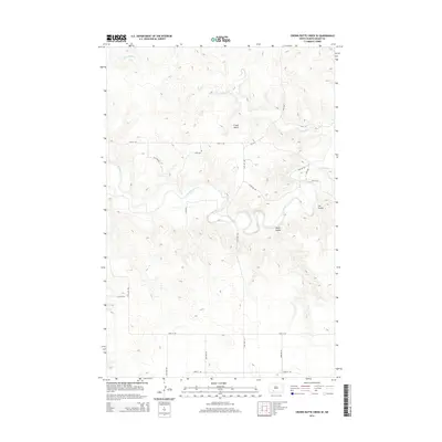 2014 Map of Crown Butte Creek SE, 2014 Print