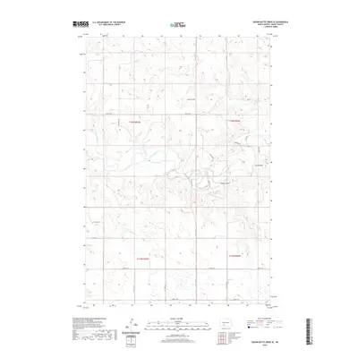 2020 Map of Crown Butte Creek SE, 2020 Print
