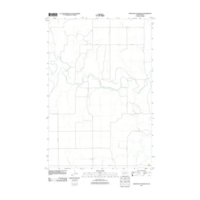 2011 Map of Crown Butte Creek SW, 2011 Print