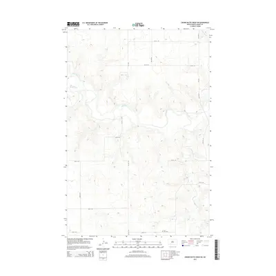 2014 Map of Crown Butte Creek SW, 2014 Print