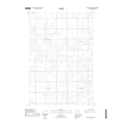 2020 Map of Crown Butte Creek SW, 2020 Print