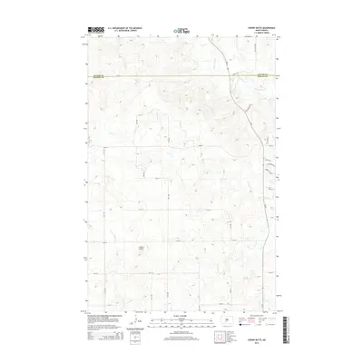 2014 Map of Crown Butte, 2014 Print
