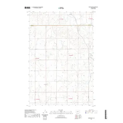 2020 Map of Crown Butte, 2020 Print