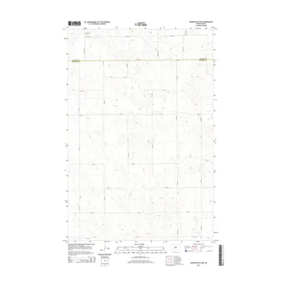 2014 Map of Crown Butte NW, 2014 Print