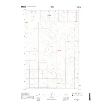 2020 Map of Crown Butte NW, 2020 Print