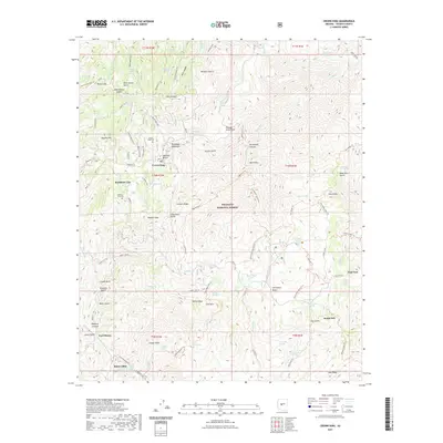 2021 Map of Crown King, 2021 Print