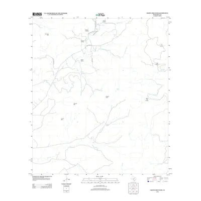 2012 Map of Crown Mountain, 2012 Print