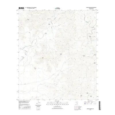 2016 Map of Crown Mountain, 2016 Print