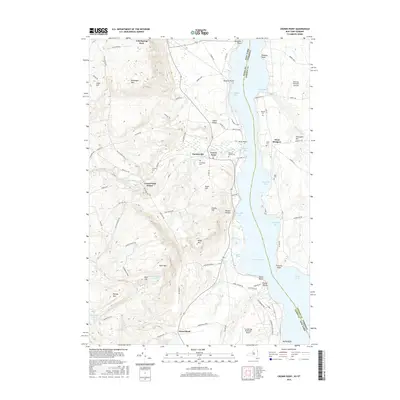 2016 Map of Crown Point, 2016 Print