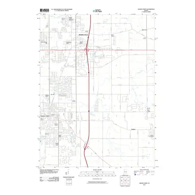 2010 Map of Crown Point, 2010 Print