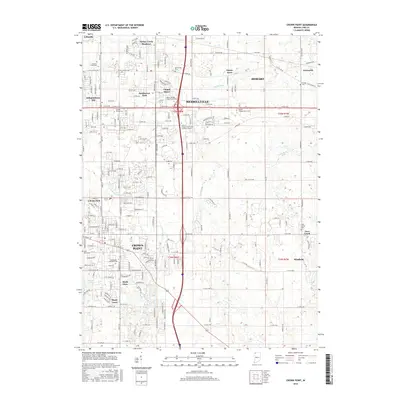 2016 Map of Crown Point, 2016 Print