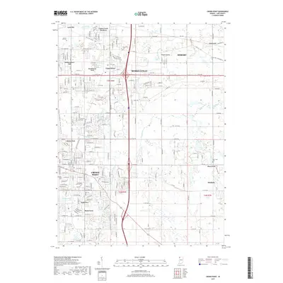 2019 Map of Crown Point, 2019 Print
