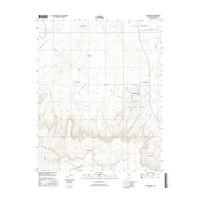 2017 Map of Crownpoint, 2017 Print