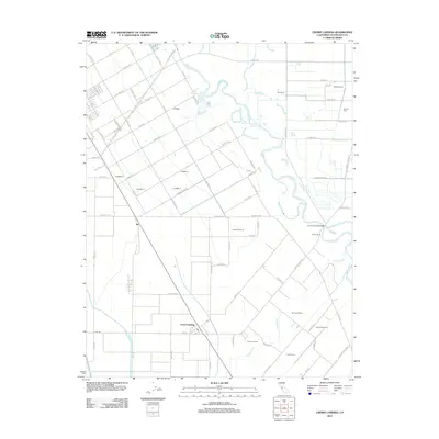 2012 Map of Crows Landing, 2012 Print