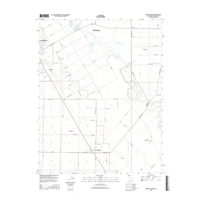 2015 Map of Crows Landing, 2015 Print