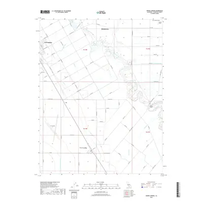 2018 Map of Crows Landing, 2018 Print