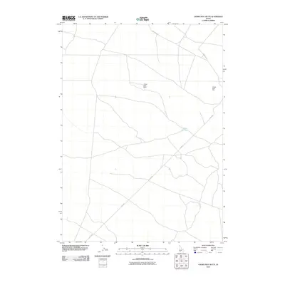 2010 Map of Crows Nest Butte, 2010 Print