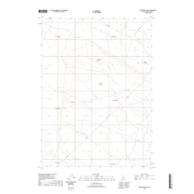 2020 Map of Crows Nest Butte, 2020 Print