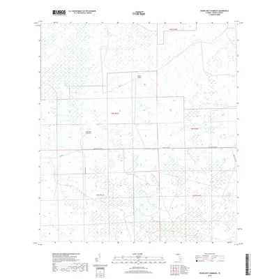 2018 Map of Crows Nest Hammock, 2018 Print