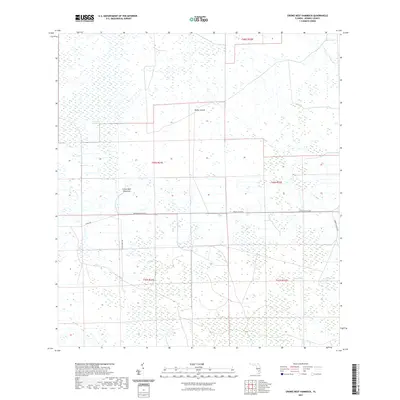 2021 Map of Crows Nest Hammock, 2021 Print