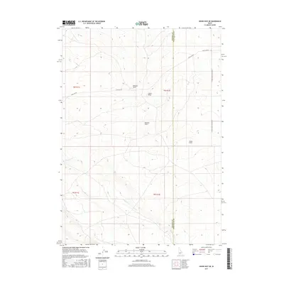2017 Map of Crows Nest NE, 2017 Print
