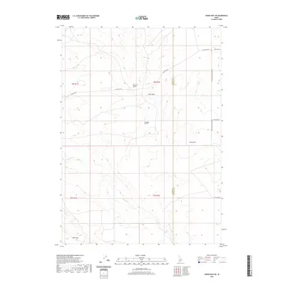 2020 Map of Crows Nest NE, 2020 Print