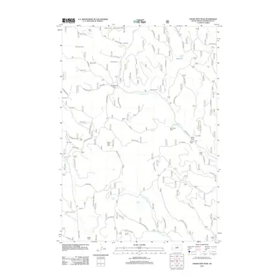 2012 Map of Crows Nest Peak, 2012 Print