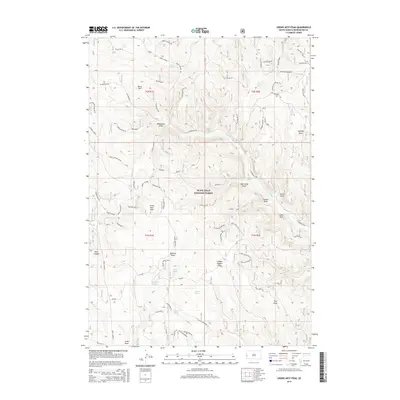 2015 Map of Crows Nest Peak, 2015 Print
