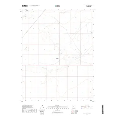 2020 Map of Crows Nest Spring, 2020 Print