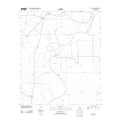 2012 Map of Crowville, 2012 Print