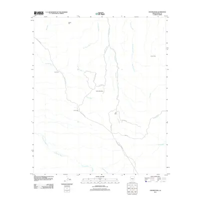 2011 Map of Crozier Peak, 2011 Print