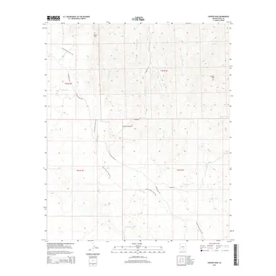 2014 Map of Crozier Peak, 2014 Print